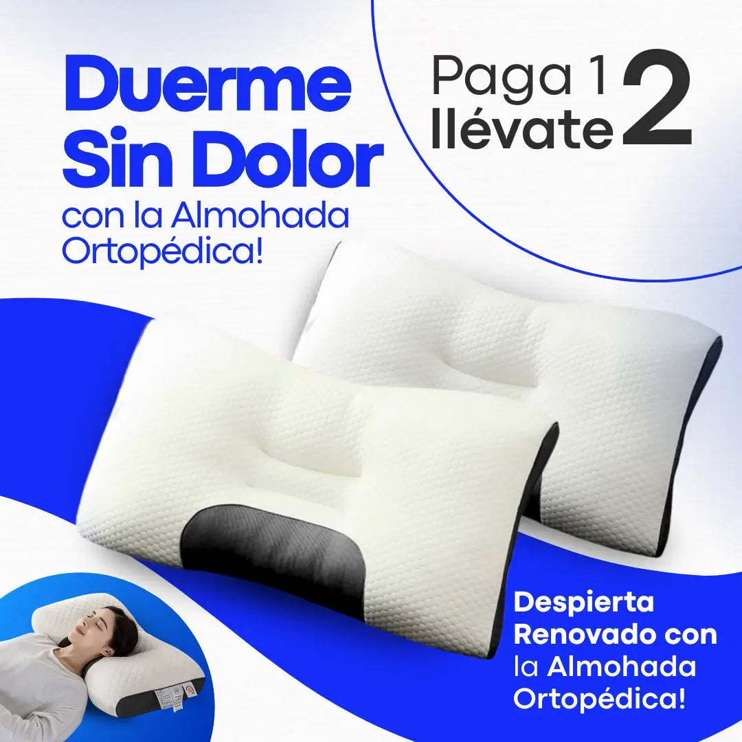 Almohada 3D Ortopédica + Paga 1 llevate 2 (Hasta Agotar Stock)