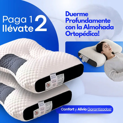 Almohada 3D Ortopédica + Paga 1 llevate 2 (Hasta Agotar Stock)